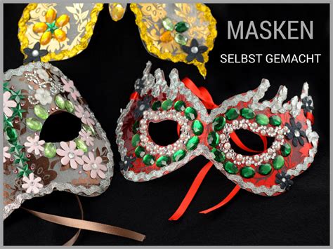 venezianische masken basteln